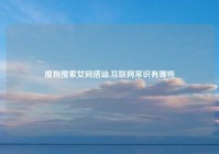 搜狗搜索女同搭讪,互联网常识有哪些