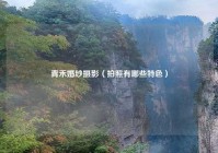 青禾婚纱摄影（拍照有哪些特色）