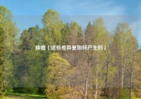 换婚（这些差异是如何产生的）