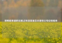 邯郸脱单酒吧在哪,过年回家是否会害怕父母安排相亲