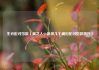 生肖配对指数（属龙人士跟哪几个属相配对指数飙升）