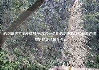 悲伤说说大全爱情句子(你对一个比悲伤更悲伤的故事这部电影的评价是什么)