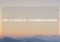 高桥一生 无法恋爱,云南一对夫妻因婚姻纠纷问题闹矛盾