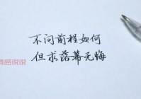 情感语录分手说说伤感