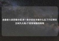 沧桑老人谈恋爱小说,求一本小说名字是什么忘了只记得女主叫九儿有5个非常宠她的哥哥