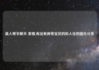 真人带字聊天 表情,有没有神奇宝贝的拟人化的图片分享