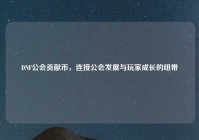 DNF公会贡献币，连接公会发展与玩家成长的纽带