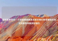 描写脱单的诗,一个好吃懒做眼高手低空想幻想牢骚抱怨的穷光棍如何娶到好媳妇