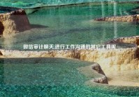 微信审计聊天,进行工作沟通的其它工具呢