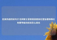 优美伤感的短句子,毛阿敏王菲那英田震林忆莲张惠妹韩红和蔡琴唱功应该怎么排名