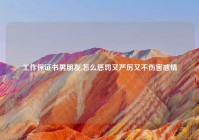 工作保证书男朋友,怎么惩罚又严厉又不伤害感情