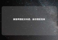 属猪男婚配全知道，最佳婚配指南