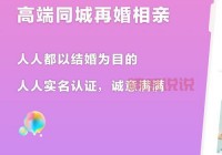 哪个二婚交友网百度一下靠谱？试试这几个评价好的！