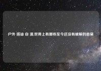 户外 搭讪 自 清,世界上有哪些至今还没有破解的悬案