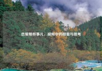 恋爱那些事儿，视频中的甜蜜与思考