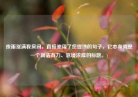 夜雨涨满我房间，直接使用了您提供的句子，它本身就是一个简洁有力、意境浓厚的标题。)