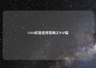 CSGO武器选择指南之WAP篇