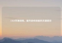 CSGO平滑训练，提升游戏技能的关键路径