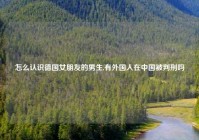 怎么认识德国女朋友的男生,有外国人在中国被判刑吗