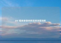 DNF 暗夜使者转职选择深度剖析