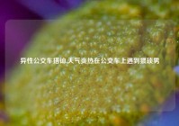 异性公交车搭讪,天气炎热在公交车上遇到猥琐男
