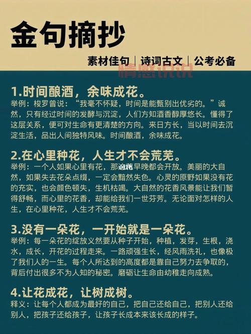 金句摘抄（这些金句值得收藏）