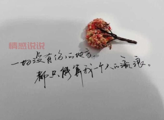 情感伤感的说说，诉说内心的无声悲伤