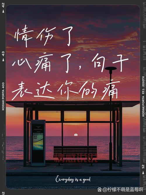 伤痛情感句子说说心情