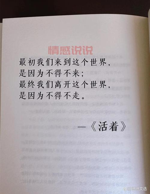 男生情感说说：爱的坚韧与生活的无奈