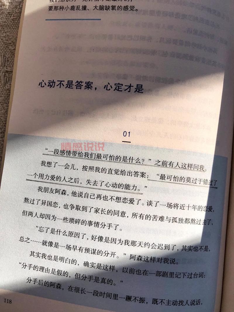 情感说说精选：心动只是瞬间，心定才是永远