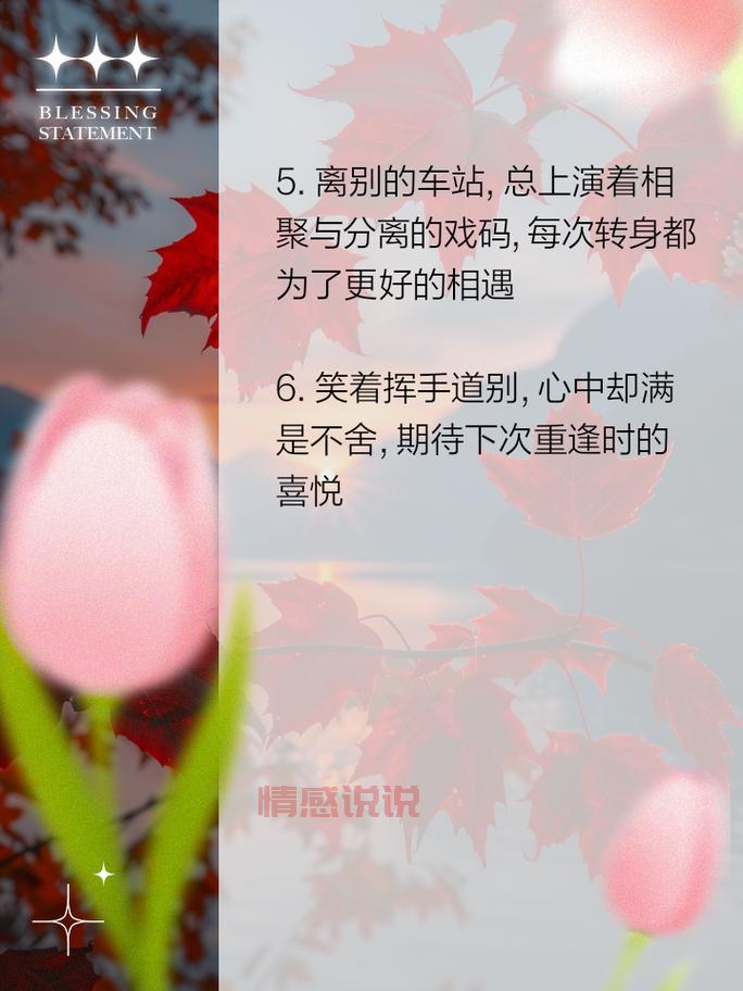 车站的心情感悟说说：在离别中学会成长