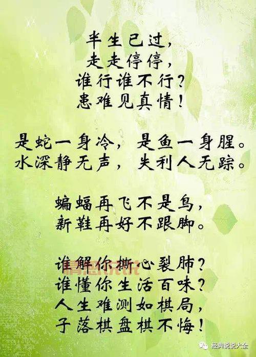 精选生活语录：触动人心的情感说说合集