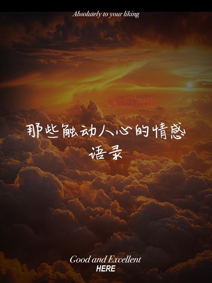 情感生活语录说说：温暖人心的深情瞬间