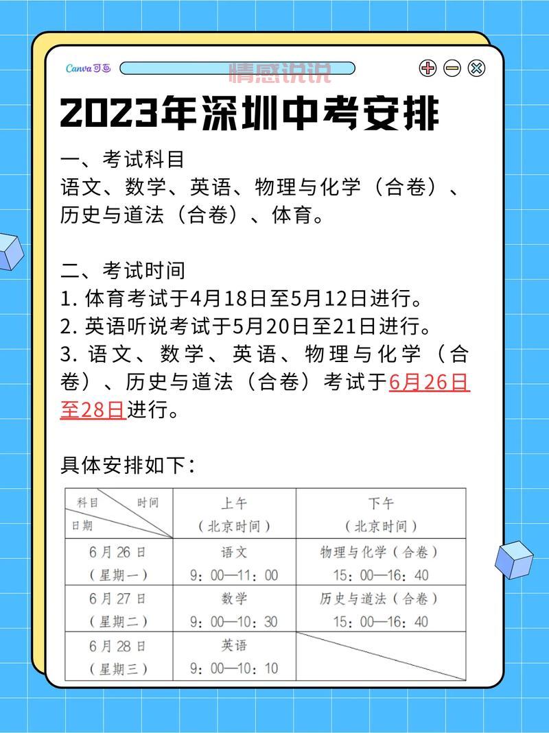 深圳招考网内部通知栏更新：重要考试信息与政策