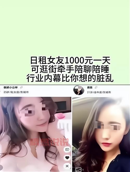 “租女友”平台多少钱一晚？看“日租女友”的价格标签