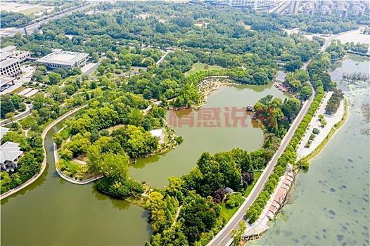美丽河南平顶山图片：白龟湖、城市湿地与自然景观