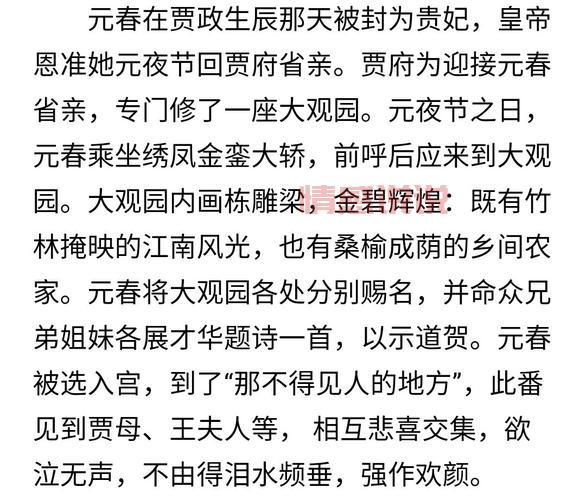 贾元春主要故事有哪些？听听专家们是怎么解读的！