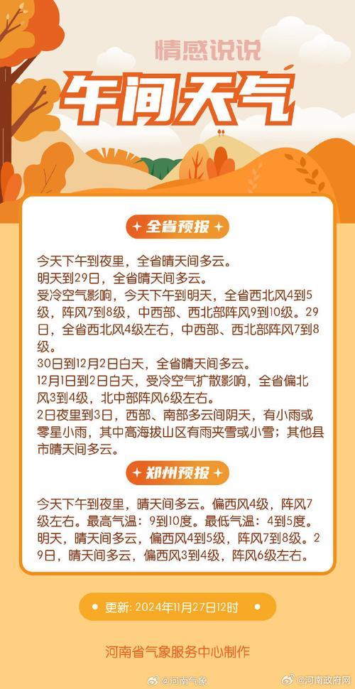 河南天气预报15天查询，近期天气变化看这里！