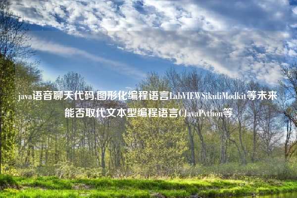 java语音聊天代码,图形化编程语言LabVIEWSikuliModkit等未来能否取代文本型编程语言CJavaPython等