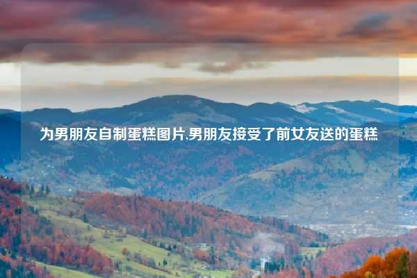 为男朋友自制蛋糕图片,男朋友接受了前女友送的蛋糕