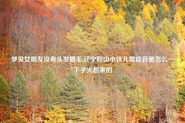 梦见女朋友没有头发眉毛,辽宁鞍山小伙儿雷佳音是怎么一下子火起来的