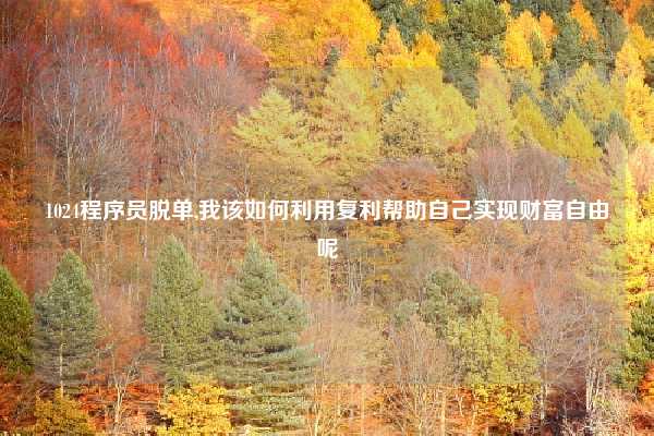 1024程序员脱单,我该如何利用复利帮助自己实现财富自由呢