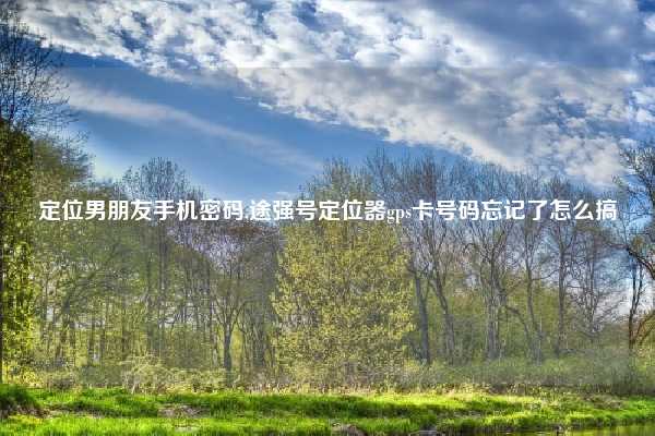 定位男朋友手机密码,途强号定位器gps卡号码忘记了怎么搞