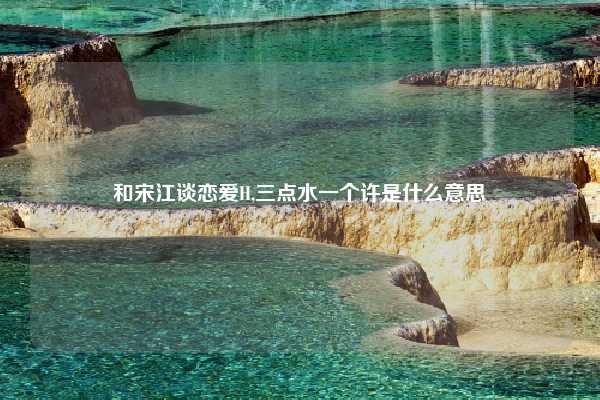 和宋江谈恋爱H,三点水一个许是什么意思