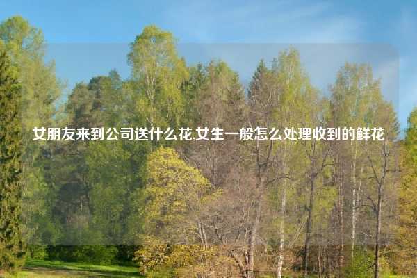 女朋友来到公司送什么花,女生一般怎么处理收到的鲜花