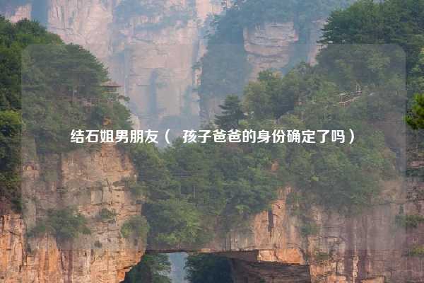 结石姐男朋友（  孩子爸爸的身份确定了吗）