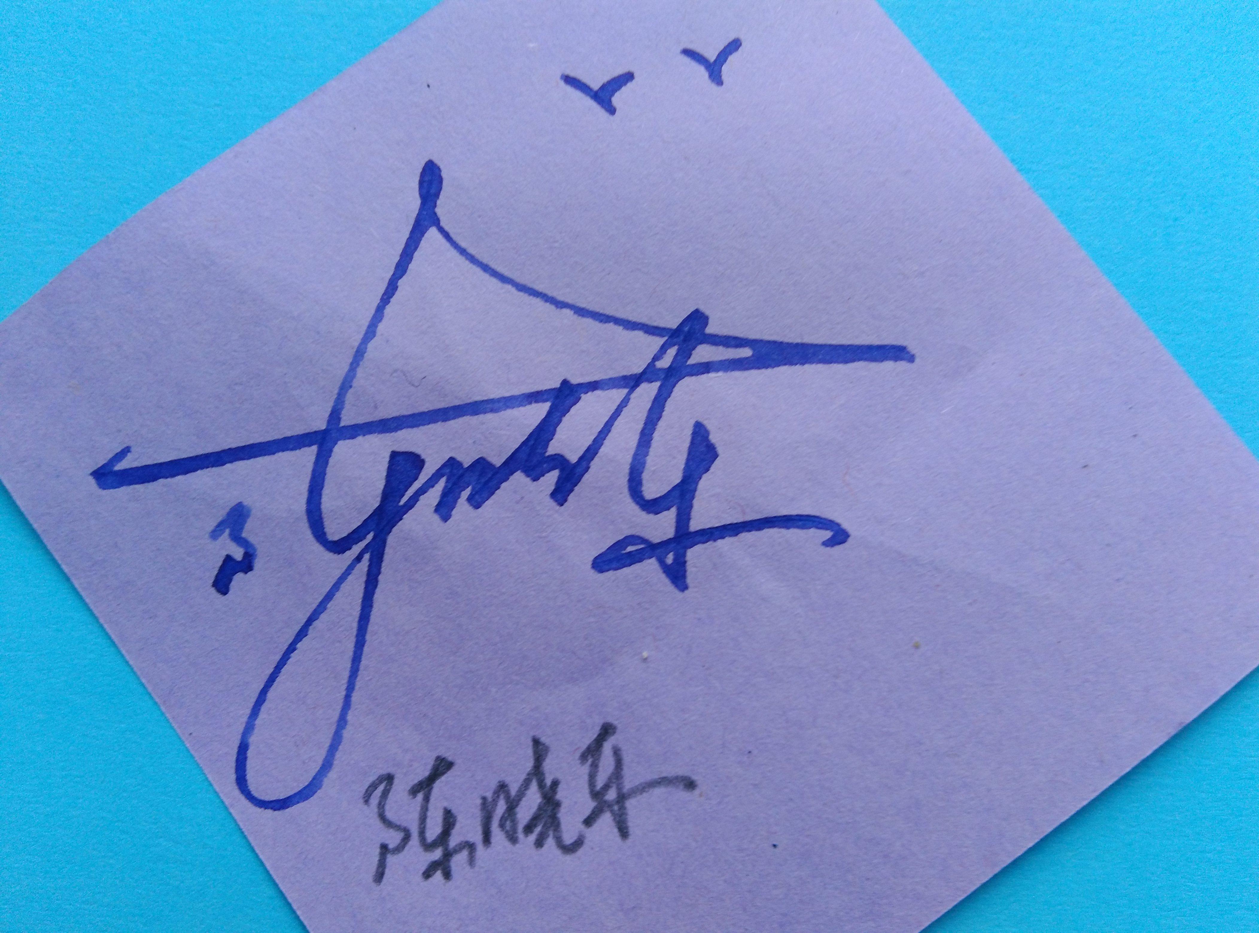 手写姓名签名设计(用自己的网名或昵称写首诗)